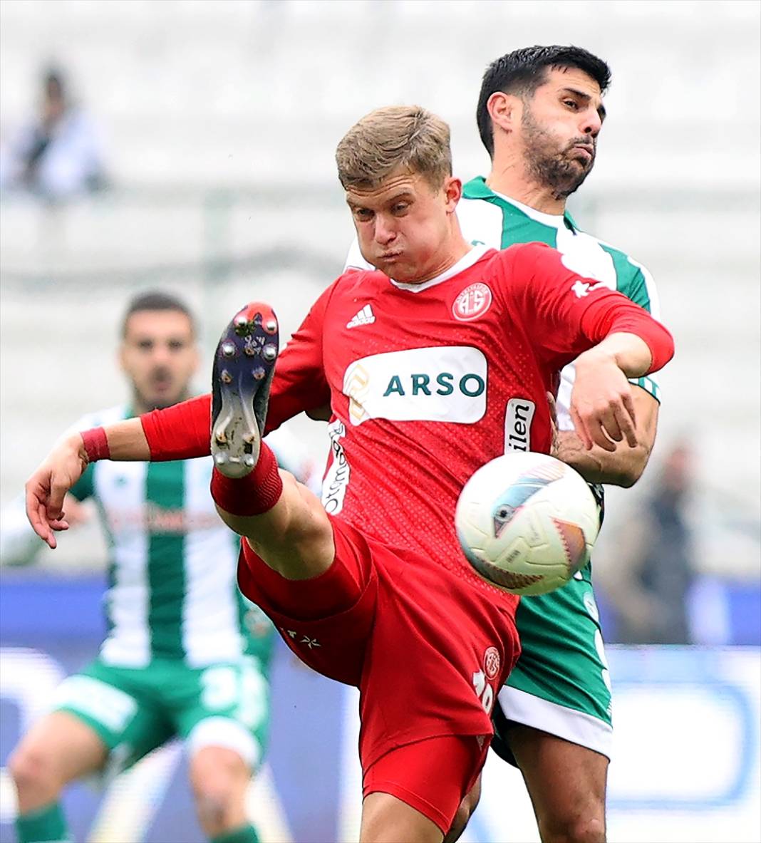 Olaylı biten Konyaspor – Antalyaspor maçından kareler 27